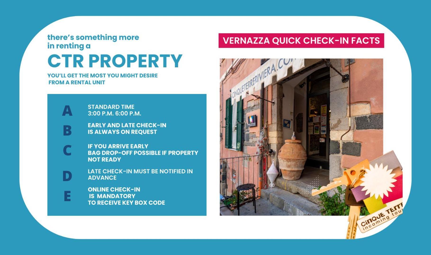 Casa Pina Quiet Apartment Вернацца Екстер'єр фото